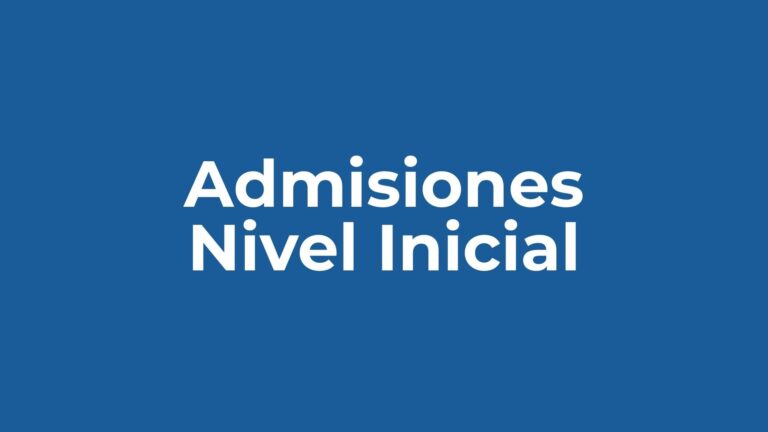 Admisiones Inicial